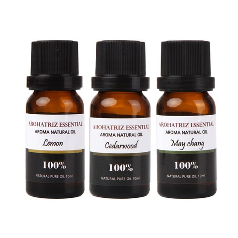 아로하트리즈 다용도오일, 레몬 10ml,  시더우드 10ml,  메이청 10ml, 1개