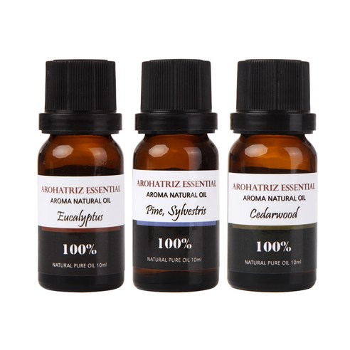 아로하트리즈 다용도오일, 유칼립 투스 10ml,  파인 10ml,  시더우드 10ml, 1개