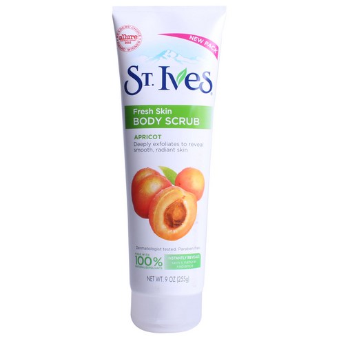 세인트이브스 프레시 스킨 바디스크럽 애프리콧, 255g, 1개