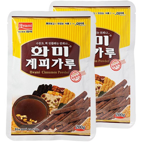 화미제당 계피가루, 200g, 2개