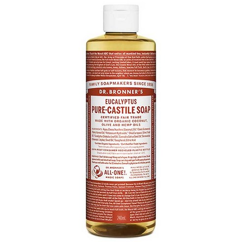 닥터브로너스 유칼립투스 퓨어 캐스틸 솝 바디워시, 240ml, 1개