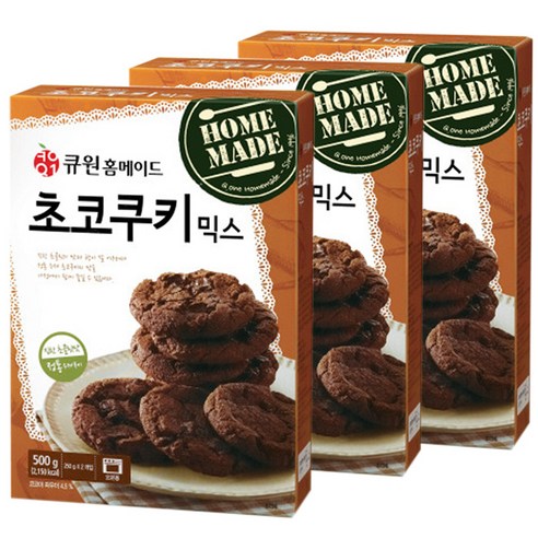 큐원 홈메이드 초코쿠키 믹스, 300g, 3개