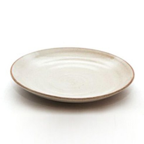 광주요 조합토 원형접시, 연갈빛