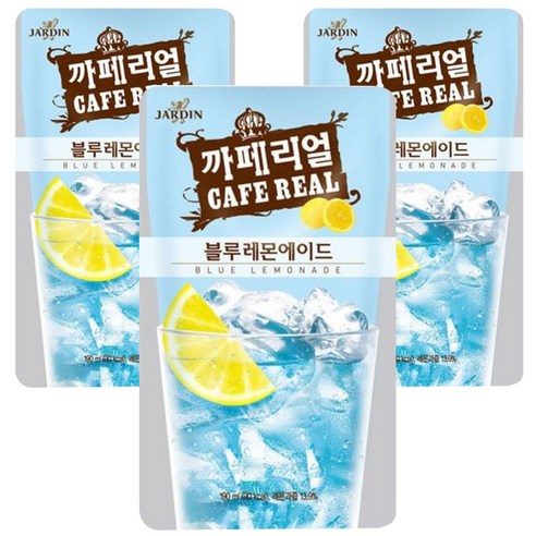 쟈뎅 카페리얼 블루레몬에이드, 190ml, 3개