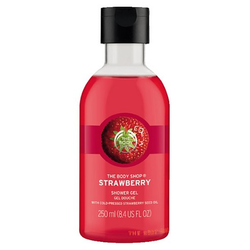 더바디샵 스트로베리 샤워 젤 과일향, 250ml, 1개