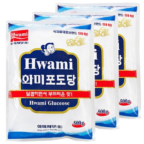 화미 포도당, 500g, 3개