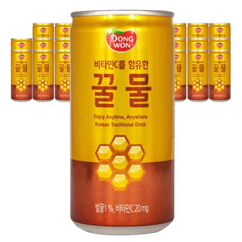 동원 꿀물 음료, 175ml, 30개