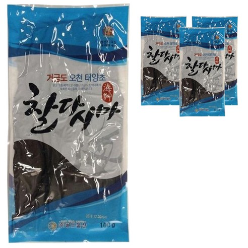 골드물산 거금도 오천 태양초 찰다시마, 100g, 4개