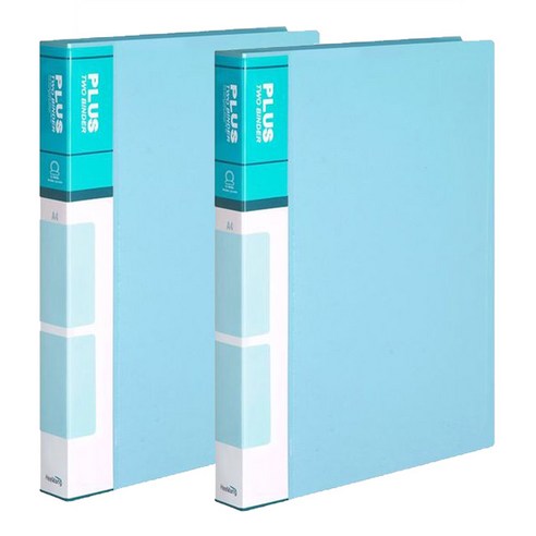 희망사무포인트 PP 3cm 3공 O링 바인더, 하늘, 2개