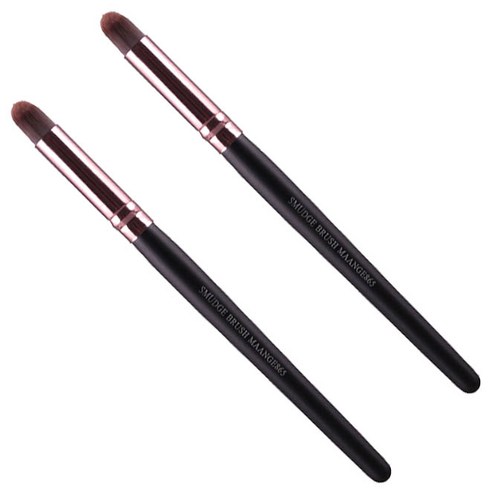 JOYBEAUTY 아이섀도우 브러쉬 L241, 브라운, 2개