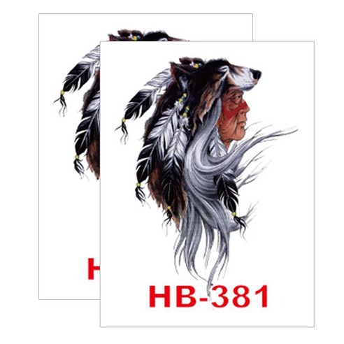 허니걸 타투 타투스티커 2개, HB-381