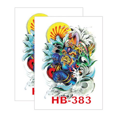 허니걸 타투 타투스티커 2개, HB-383