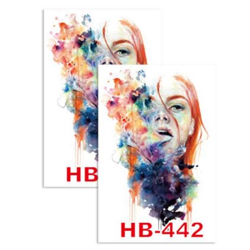 허니걸 타투 타투스티커 2개, HB-442