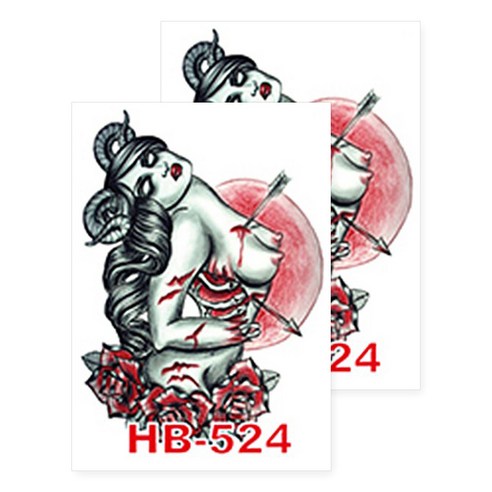 허니걸 타투스티커, HB-524, 2개