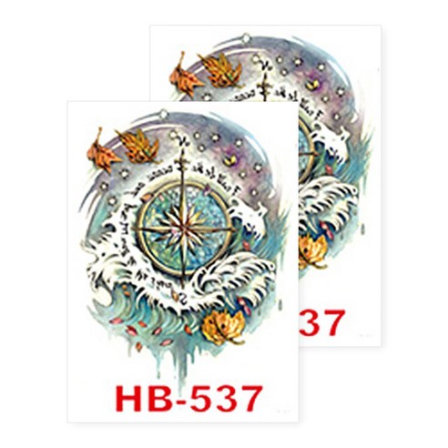 허니걸 타투스티커, HB-537, 2개