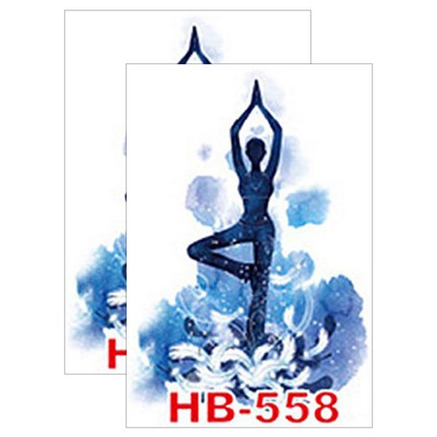허니걸 타투스티커, HB-558, 2개