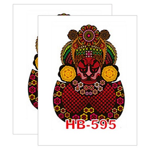 허니걸 타투스티커, HB-595, 2개