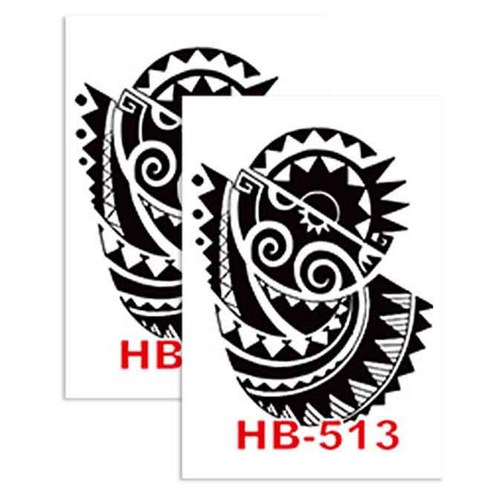 허니걸 타투스티커, HB-513, 2개