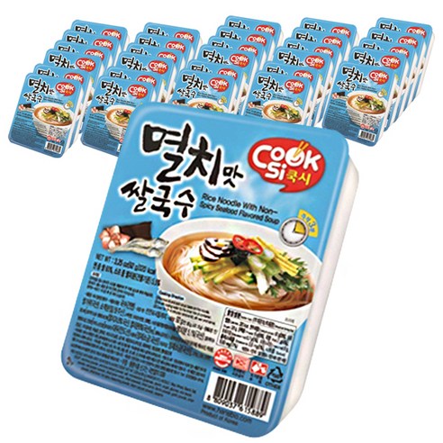 쿡시 멸치맛 쌀국수, 92g, 30개