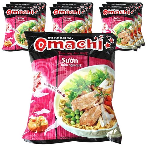 마산 오마치라면 돼지고기맛, 10개