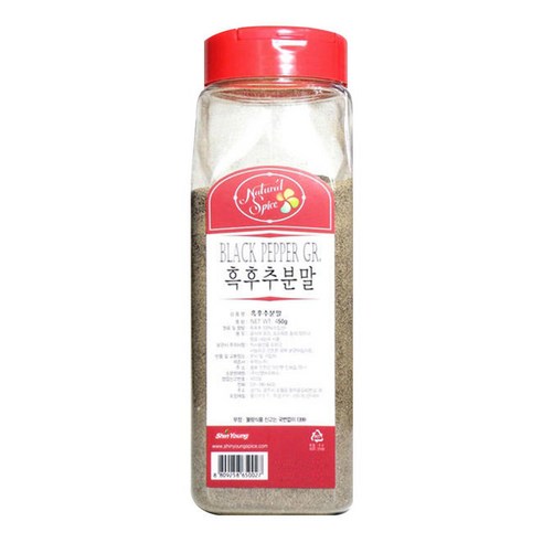 신영 천연 분말 흑후추, 450g, 1개