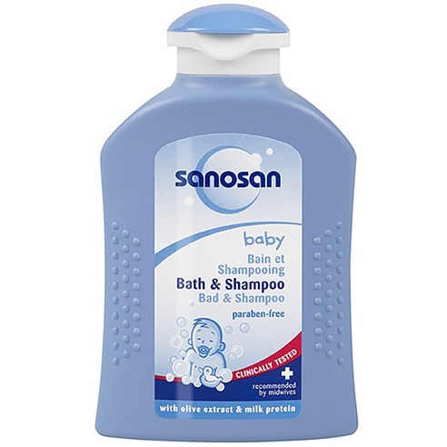 사노산 베이비 바스 앤 샴푸, 200ml, 1개