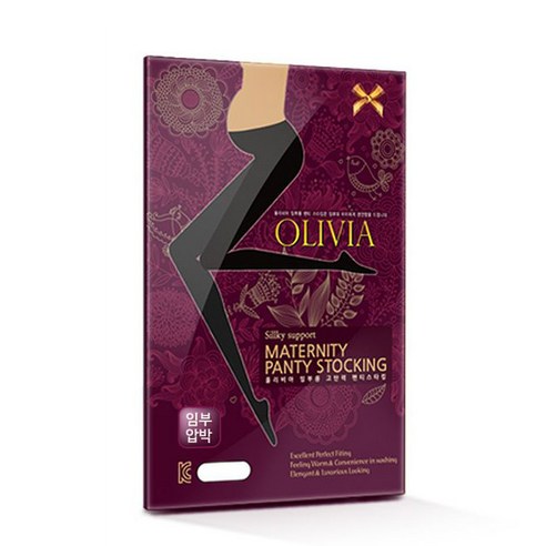 올리비아 압박 임부스타킹 80D 유발