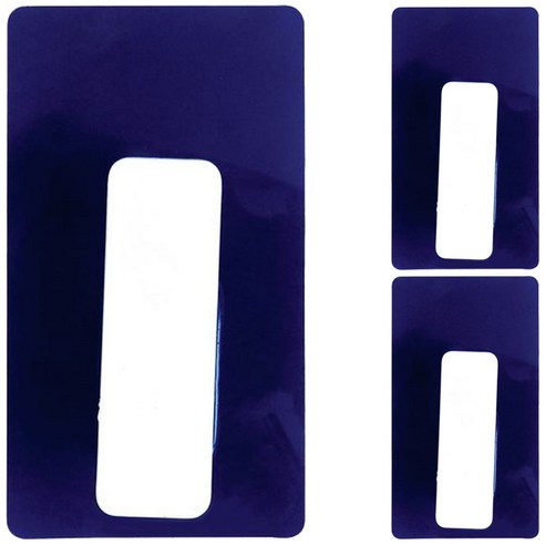 엘머스 컴팩트 다용도걸이, 블루, 3개