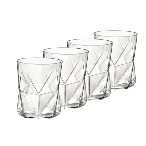 보르미올리 카시오페아 언더락잔 320ml 4P, 클리어
