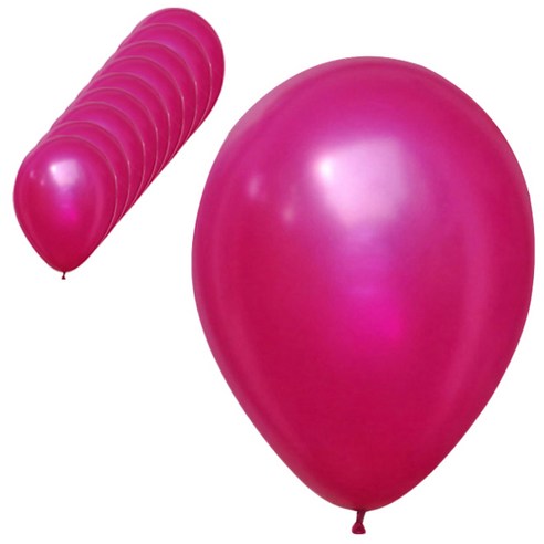 파티팡 라운드 30cm 풍선 10개입, 펄 푸치샤, 1세트