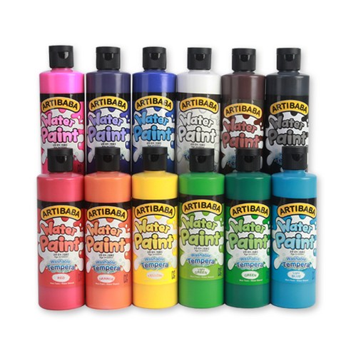 아티바바 워터페인트 120ml, 12색