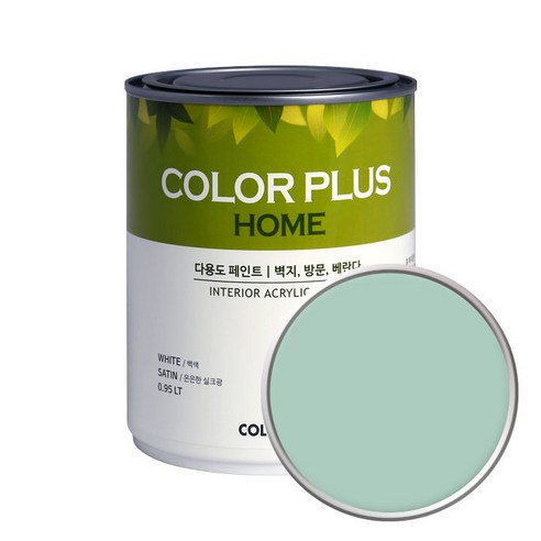 노루페인트 컬러플러스 홈 페인트 1L, 투르말린