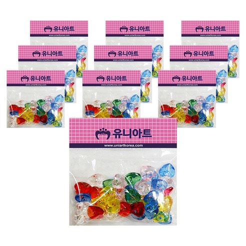 유니아트 2000 모양비즈, 20번, 10개입