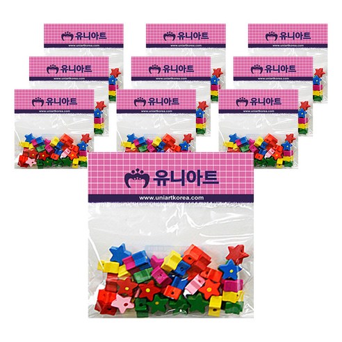 유니아트 2000 모양비즈, 38번, 10개입