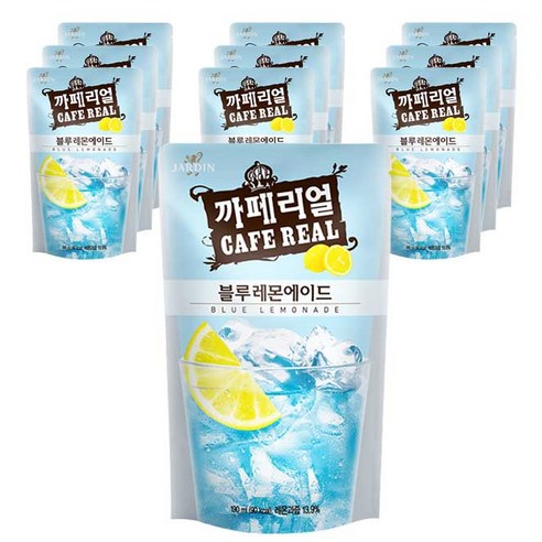 쟈뎅 까페리얼 블루레몬 에이드, 190ml, 10개