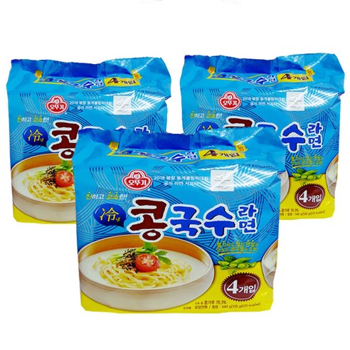 오뚜기 콩국수라면 135g, 12개