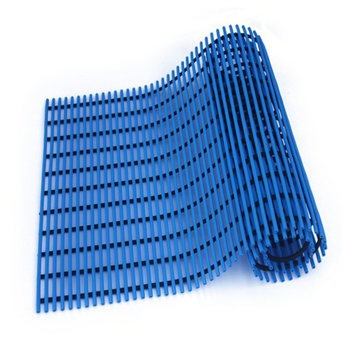 월광 미끄럼방지 욕실매트 튜브형, 파랑색, 1개