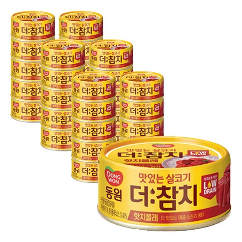 동원 더참치 통조림 핫치폴레, 90g, 60개