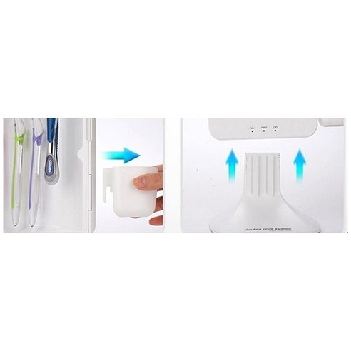 프리쉐 더블케어 LED 칫솔살균기, PA-TS1000, 화이트
