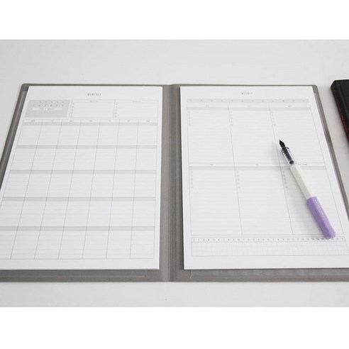 시간 관리를 효과적으로 관리하고 생산성을 향상시키는 데얼스 스케줄러 A4