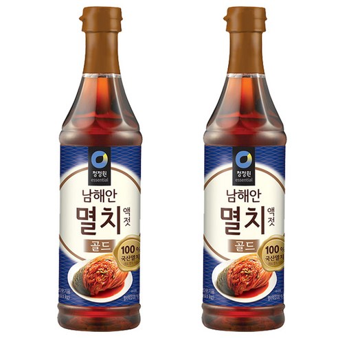 청정원 멸치골드액젓, 1kg, 2개
