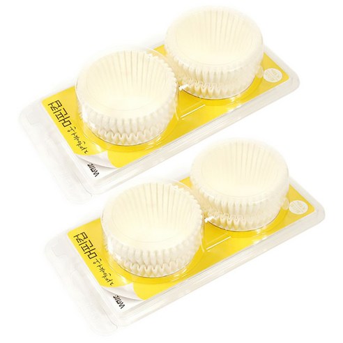 노르딕페이퍼 자연에서 온 머핀컵, 화이트, 2개