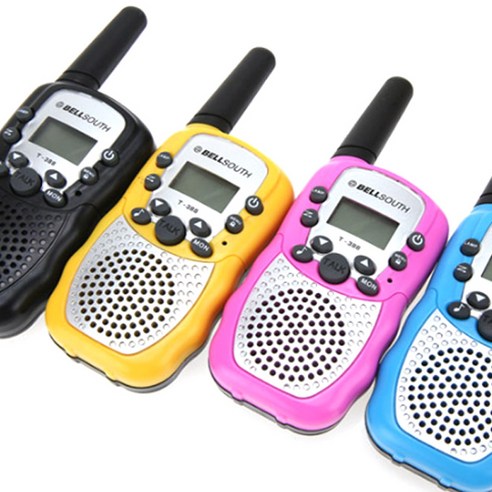 쵸미앤세븐 생활무전기 walkie-talkie 2p, walkie-talkie(옐로우), 2개