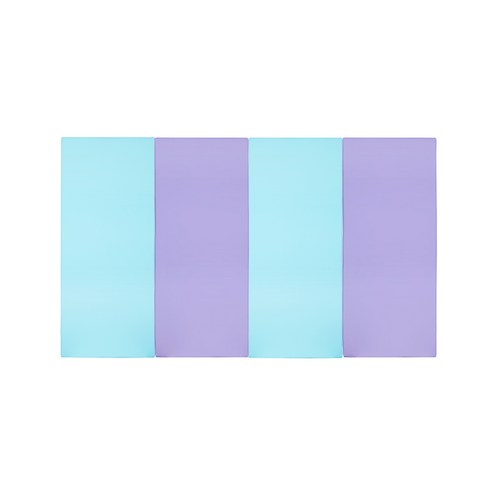 퍼니존 퍼니테라피 스카이블루시리즈1 유아폴더매트, 바이올렛
