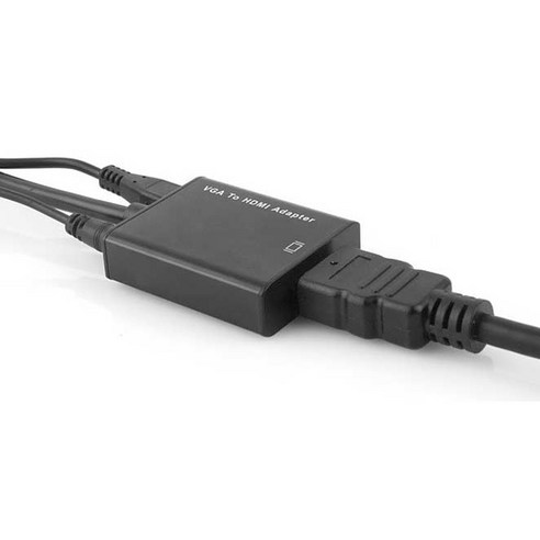 레거시 VGA 장치를 최신 HDMI 디스플레이와 호환시키는 NEXTLINK 2412VHC VGA to HDMI 변환기