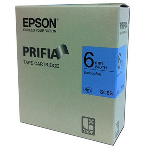 엡손 PRIFIA 라벨카트리지, SC6B, 8m