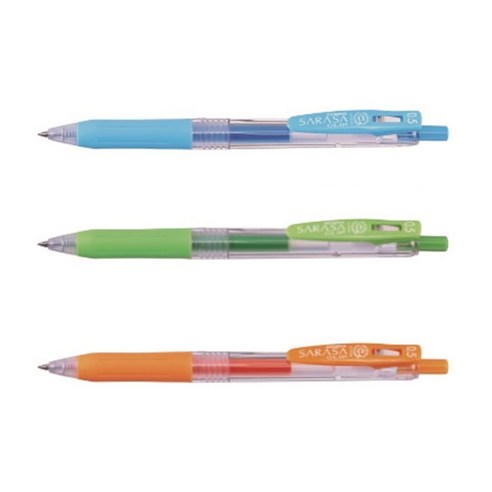 제브라 사라사클립볼펜 0.5mm - 편안한 필기감과 다채로운 컬러로 이목을 사로잡는 최고의 볼펜!