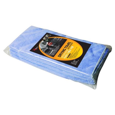 렉스디 RE-001 마이크로 화이버 극세사 타월, 블루, 10매