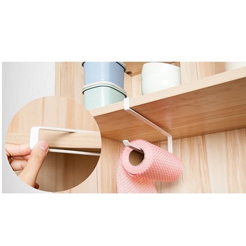 조리대 공간을 절약하고 키친타올을 편리하게 보관하는 영그린 키친타올 걸이