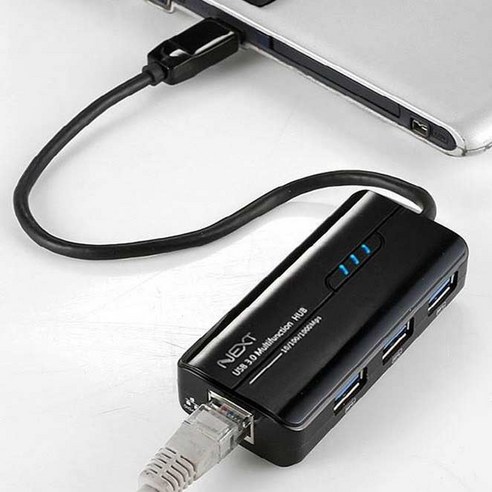 USB 허브와 기가비트 이더넷 어댑터를 결합한 편리한 솔루션